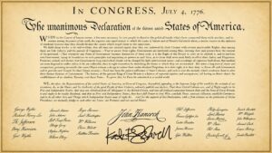 Signed Declaration of Independence