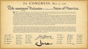 Signed Declaration of Independence