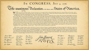 Signed Declaration of Independence
