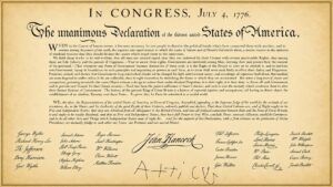 Signed Declaration of Independence