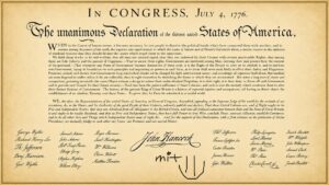 Signed Declaration of Independence