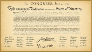 Signed Declaration of Independence