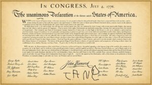 Signed Declaration of Independence